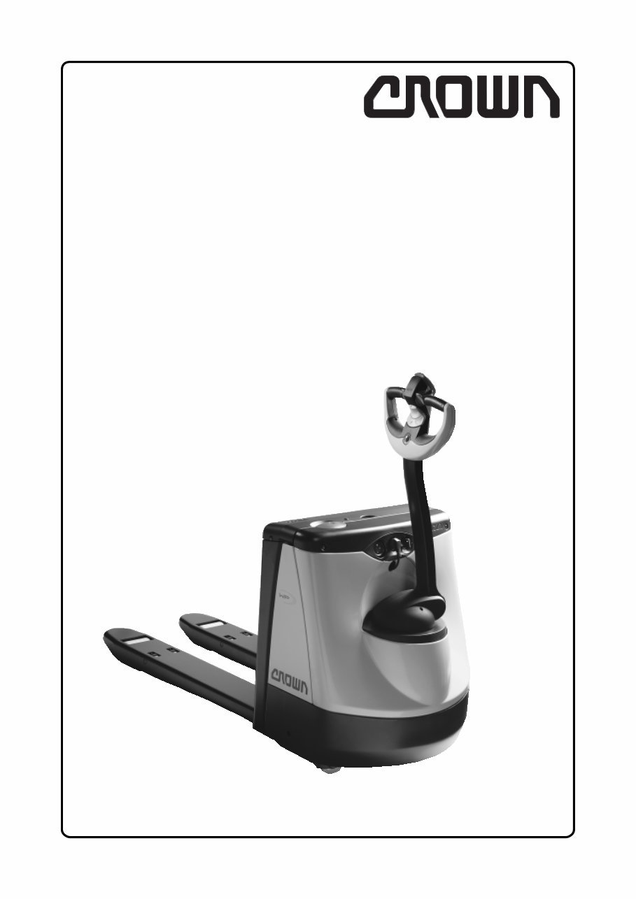 Crown Forklift WP2300 Series Parts Manual 812684-006-0M preview img 1