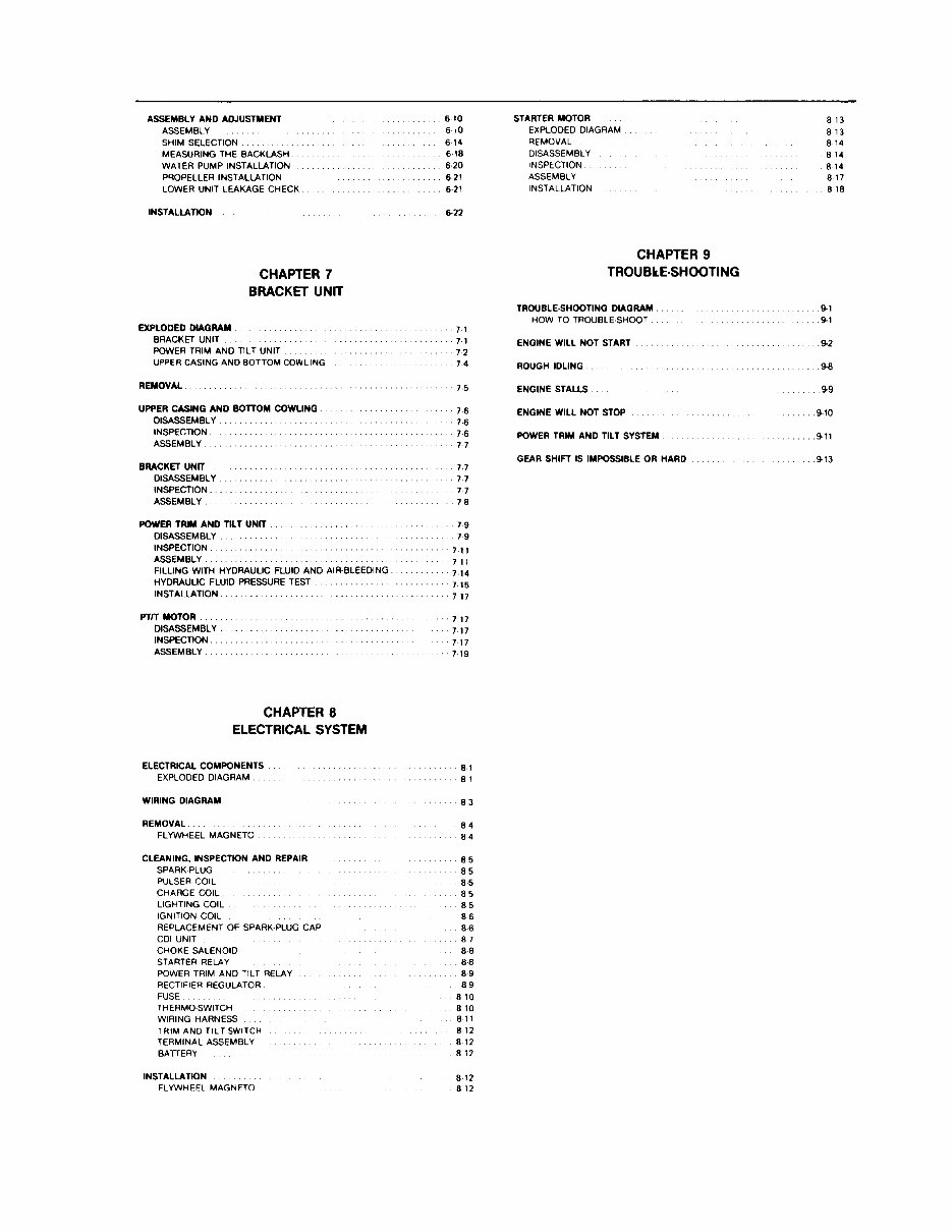 1992 Yamaha C115 TLRQ Outboard service repair maintenance manual. Factory Service Manual preview img 6