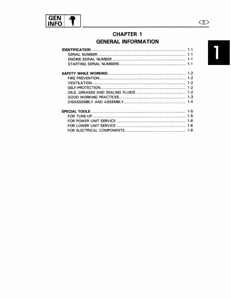 1995 Yamaha C30 ELRT Outboard service repair maintenance manual. Factory preview img 7