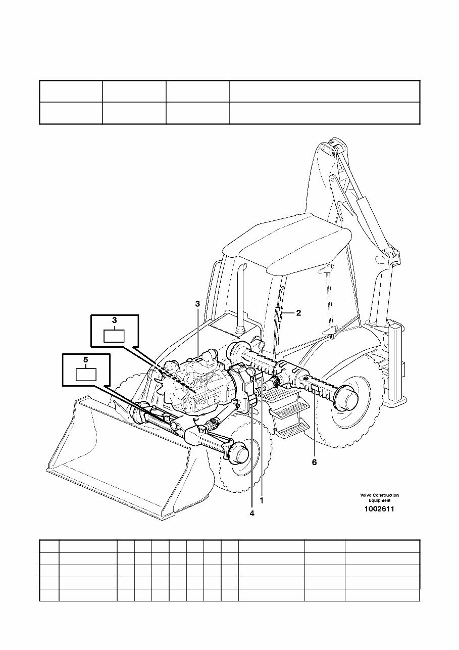 Volvo BL71 PLUS Backhoe Loader Service Parts Catalogue Manual INSTANT SN: 10001-10494 preview img 2