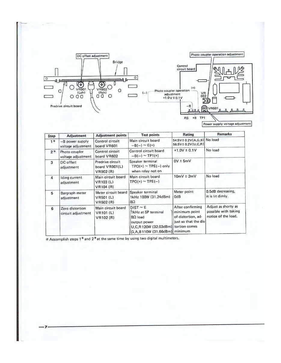 Yamaha M-50 Power Amplifier , Original Service Manual preview img 8
