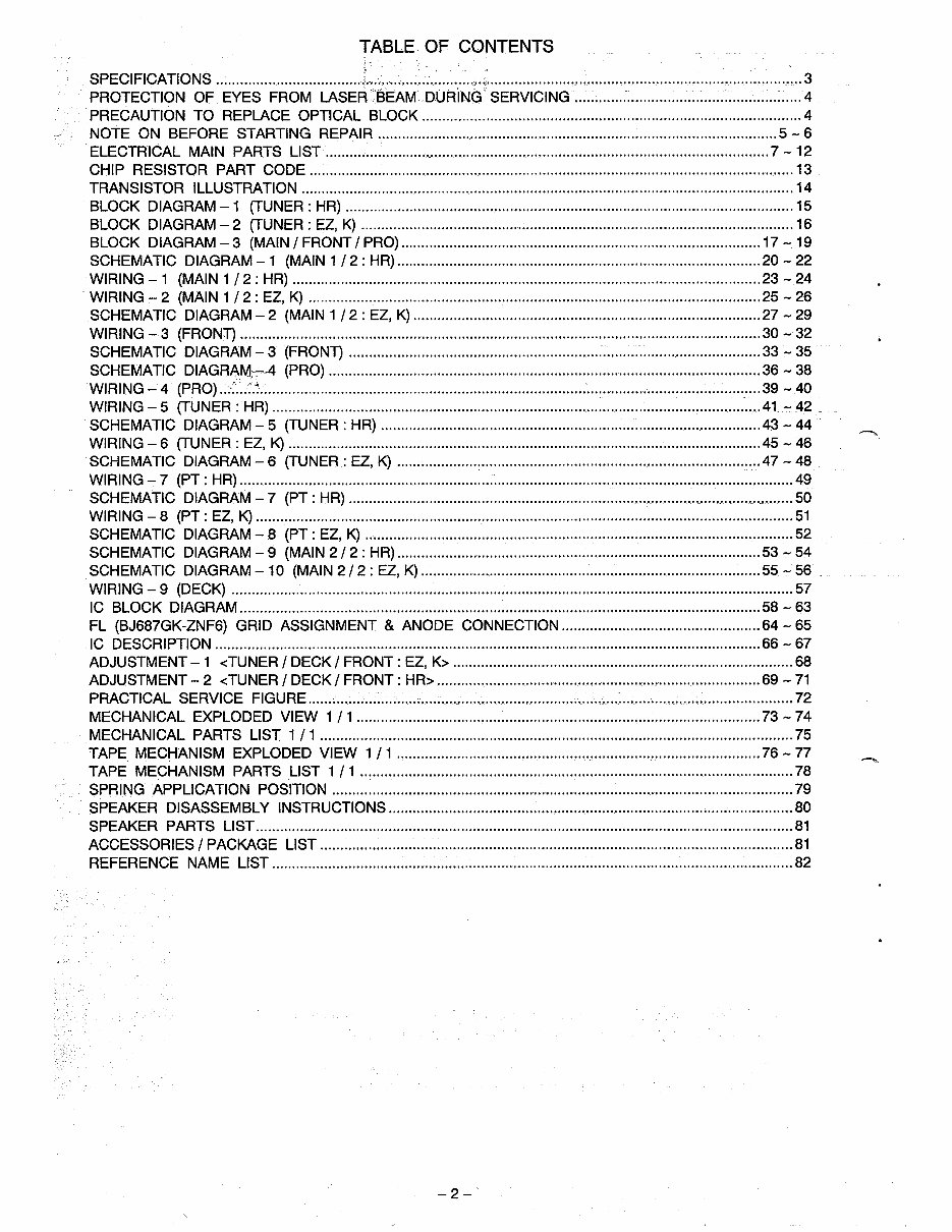 AIWA NSX-S888 NSX-S898 Service Manual preview img 2