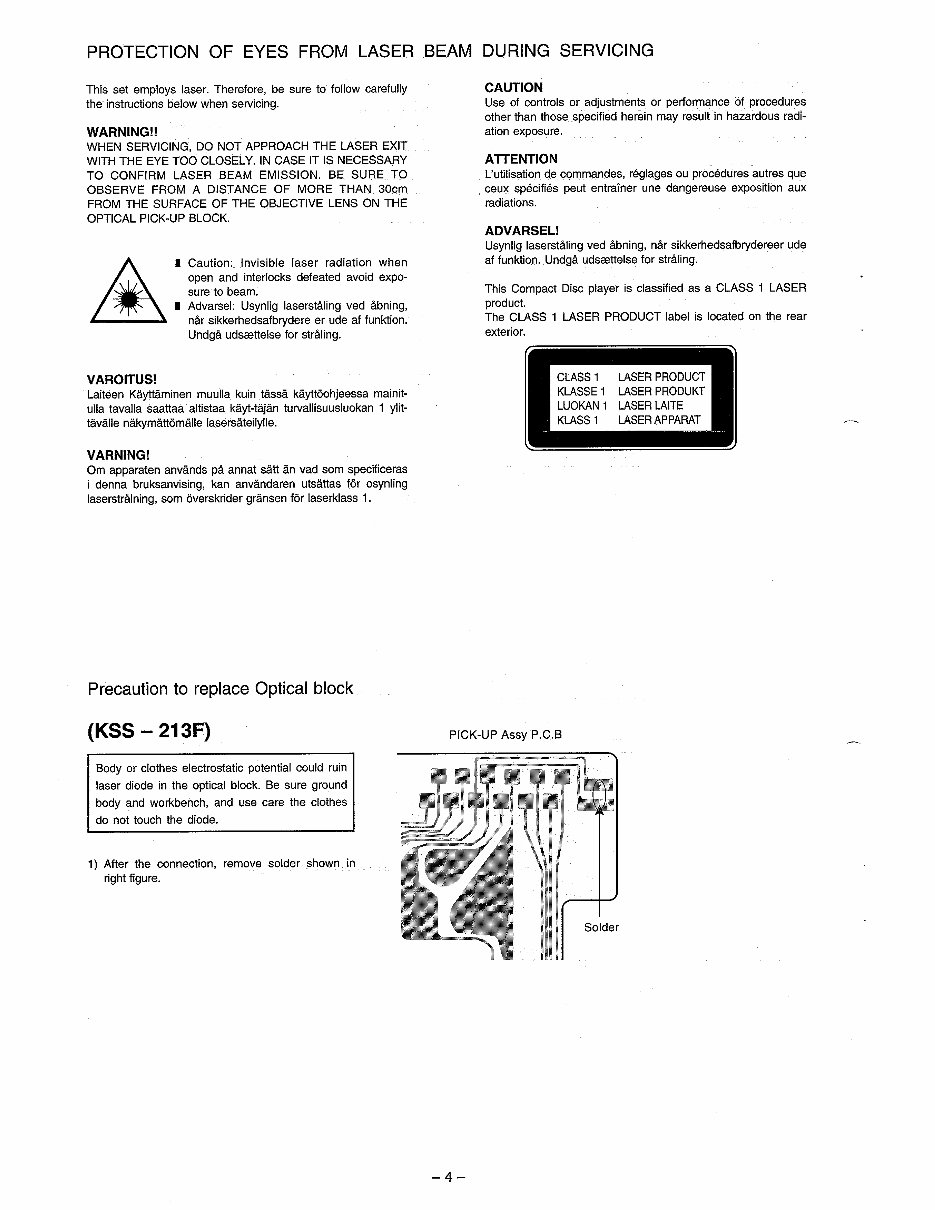 AIWA NSX-S888 NSX-S898 Service Manual preview img 4