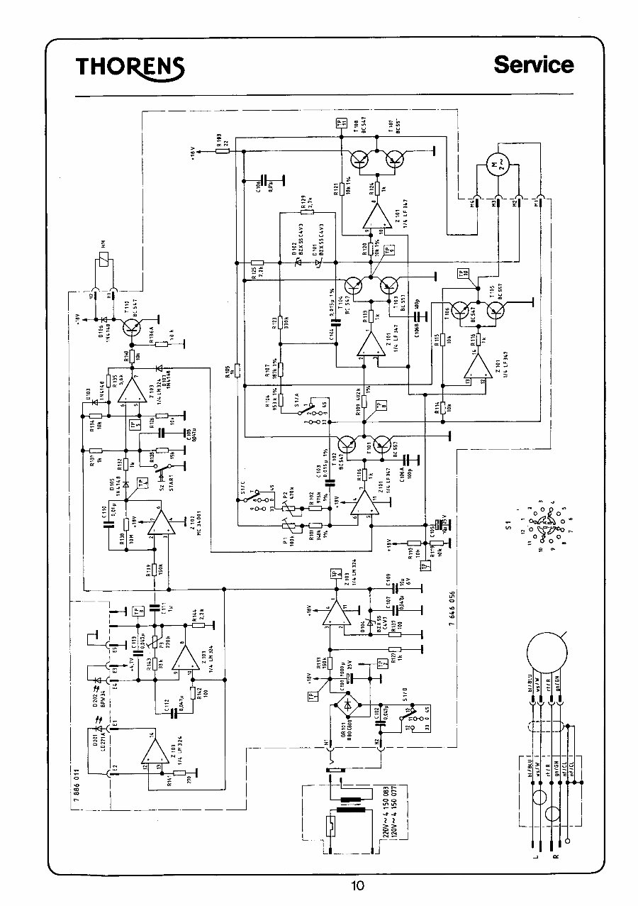 Thorens TD-316 , 318 , 320 , 321 & Phantasie Service Manual preview img 9