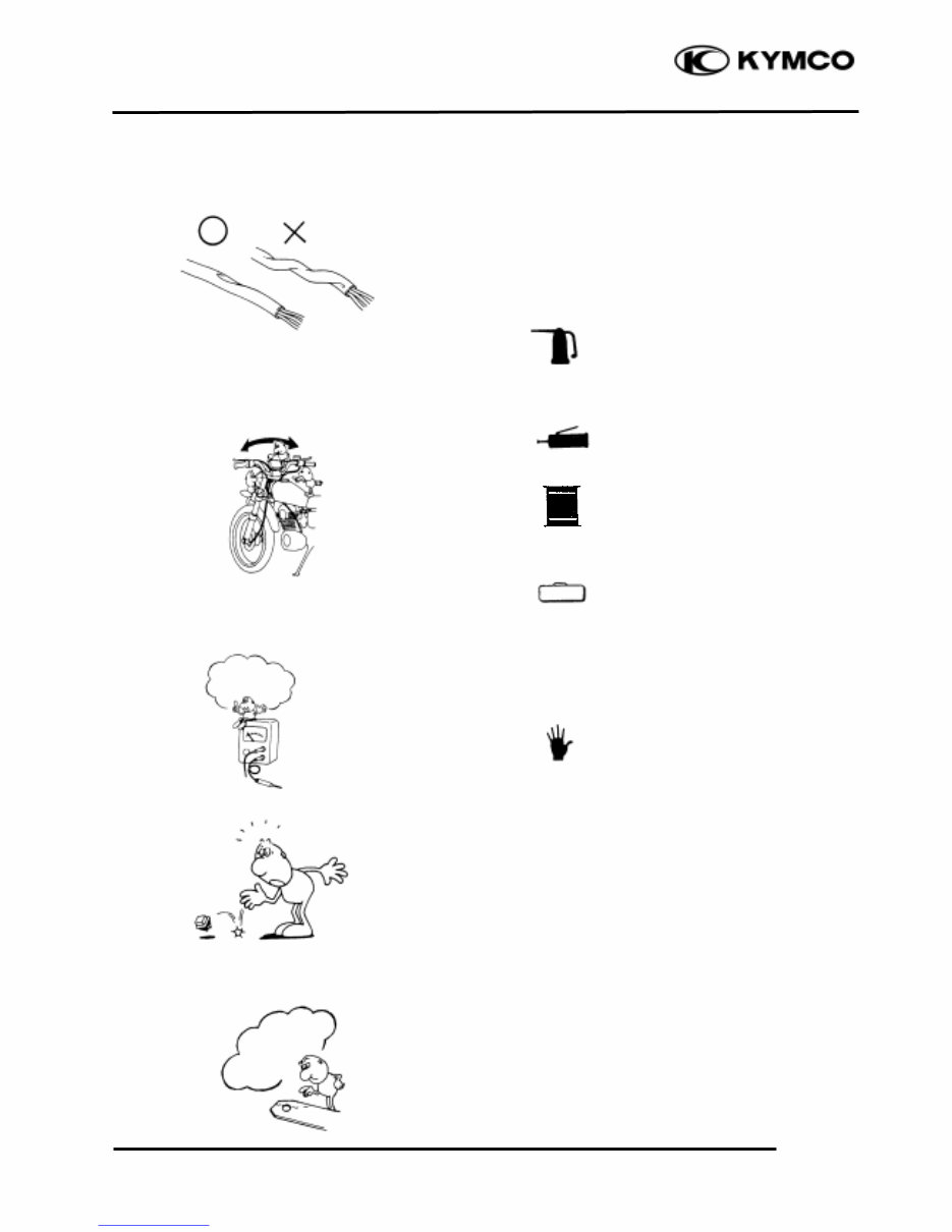 Kymco People 250 repair service manual preview img 9