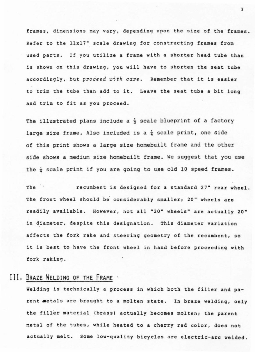 RECUMBENT Bike BICYCLE LOWRIDER Instruction PLANS preview img 4