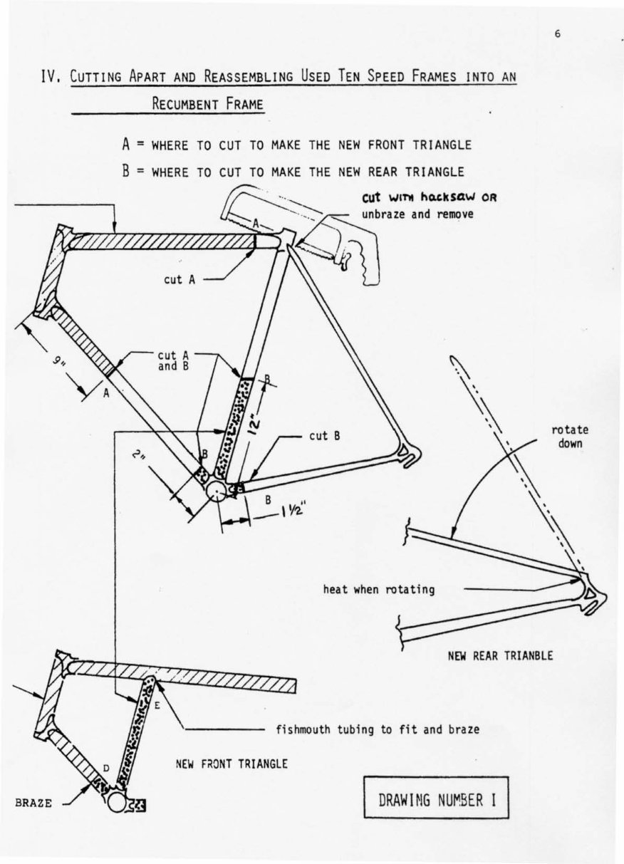 RECUMBENT Bike BICYCLE LOWRIDER Instruction PLANS preview img 7