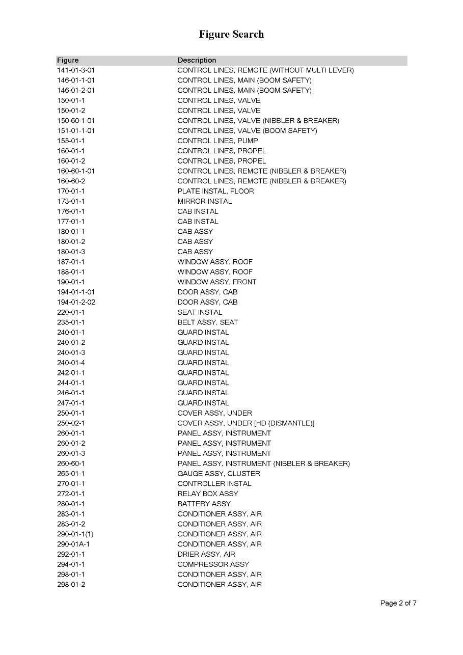 KOBELCO SK200-8 Excavator Parts Catalog Manual preview img 3