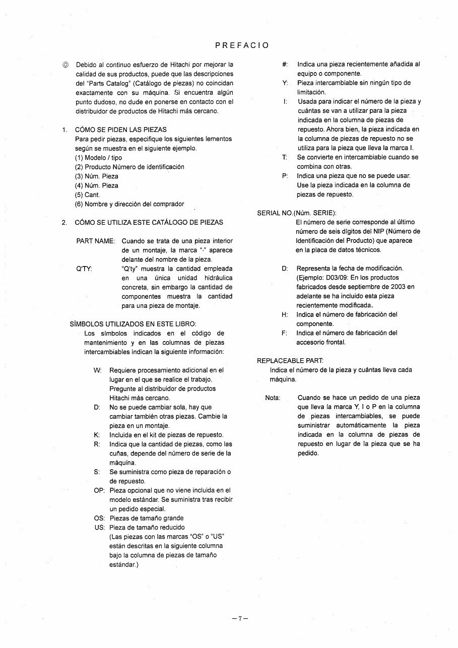 HITACHI ZAXIS ZX 70 70LC 80 80LCK 80SB 80SBLC Excavator EQUIPMENT COMPONENT Parts Catalog Manual preview img 10