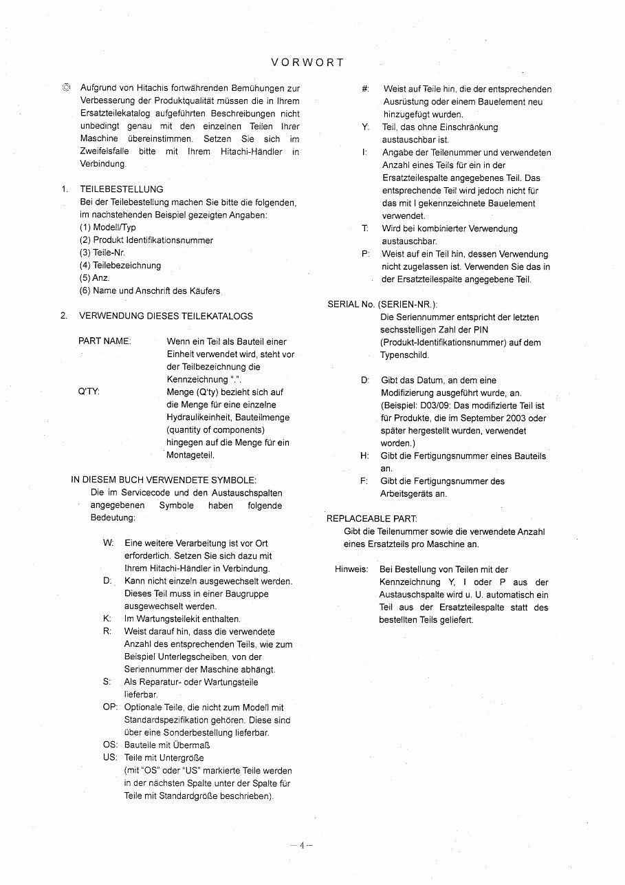 HITACHI ZAXIS ZX 70 70LC 80 80LCK 80SB 80SBLC Excavator EQUIPMENT COMPONENT Parts Catalog Manual preview img 7
