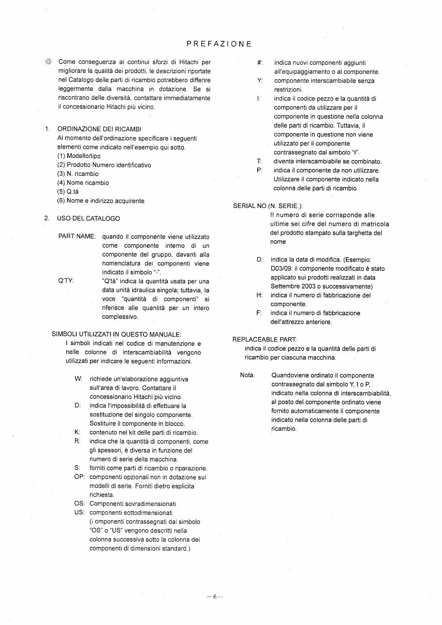 HITACHI ZAXIS ZX 70 70LC 80 80LCK 80SB 80SBLC Excavator EQUIPMENT COMPONENT Parts Catalog Manual preview img 9