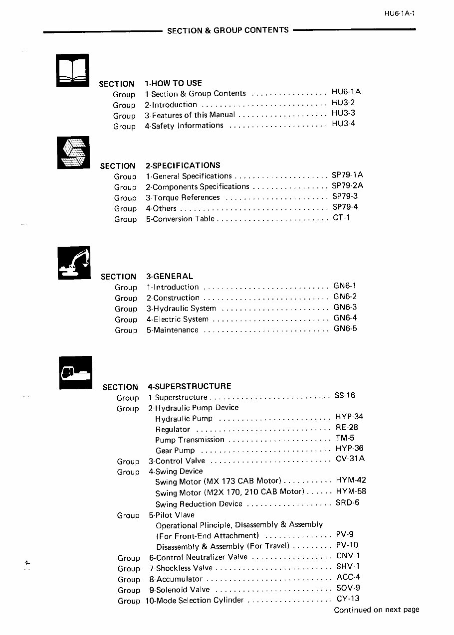 Hitachi EX220/EX220LC Excavator Service & Repair Manual preview img 2