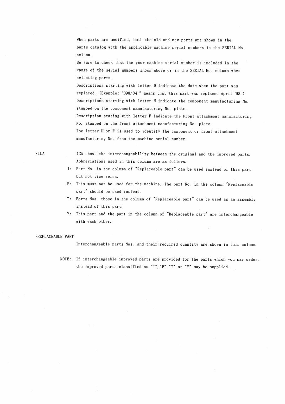 HITACHI EX135USR Excavator Parts Catalog Manual preview img 8