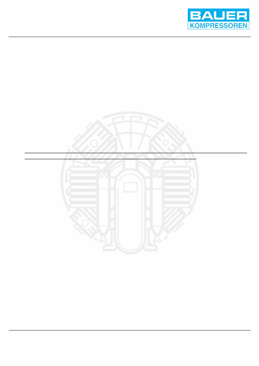 BAUER COMPRESSOR MASTER Workshop Manual preview img 7