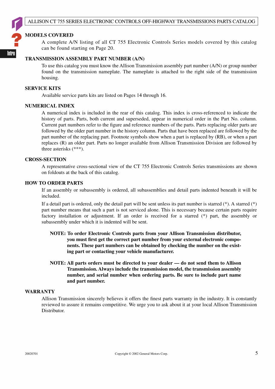 allison transmission parts part catalouge catalog manual preview img 5