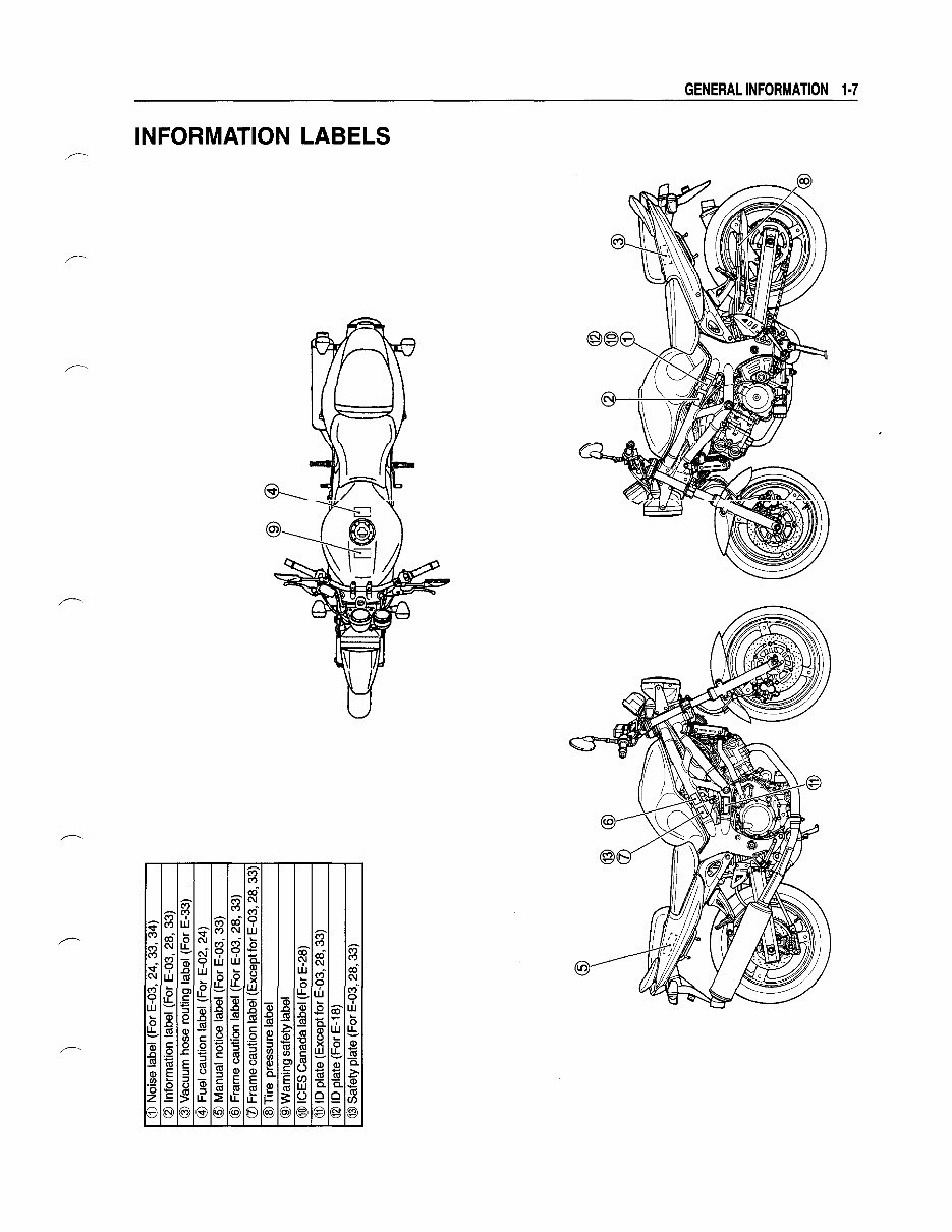  Suzuki SV650 SV 650 98-02 Service Repair Workshop Manual preview img 10