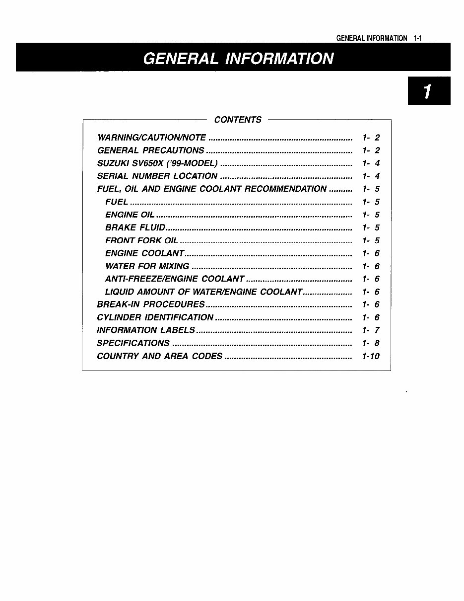  Suzuki SV650 SV 650 98-02 Service Repair Workshop Manual preview img 4