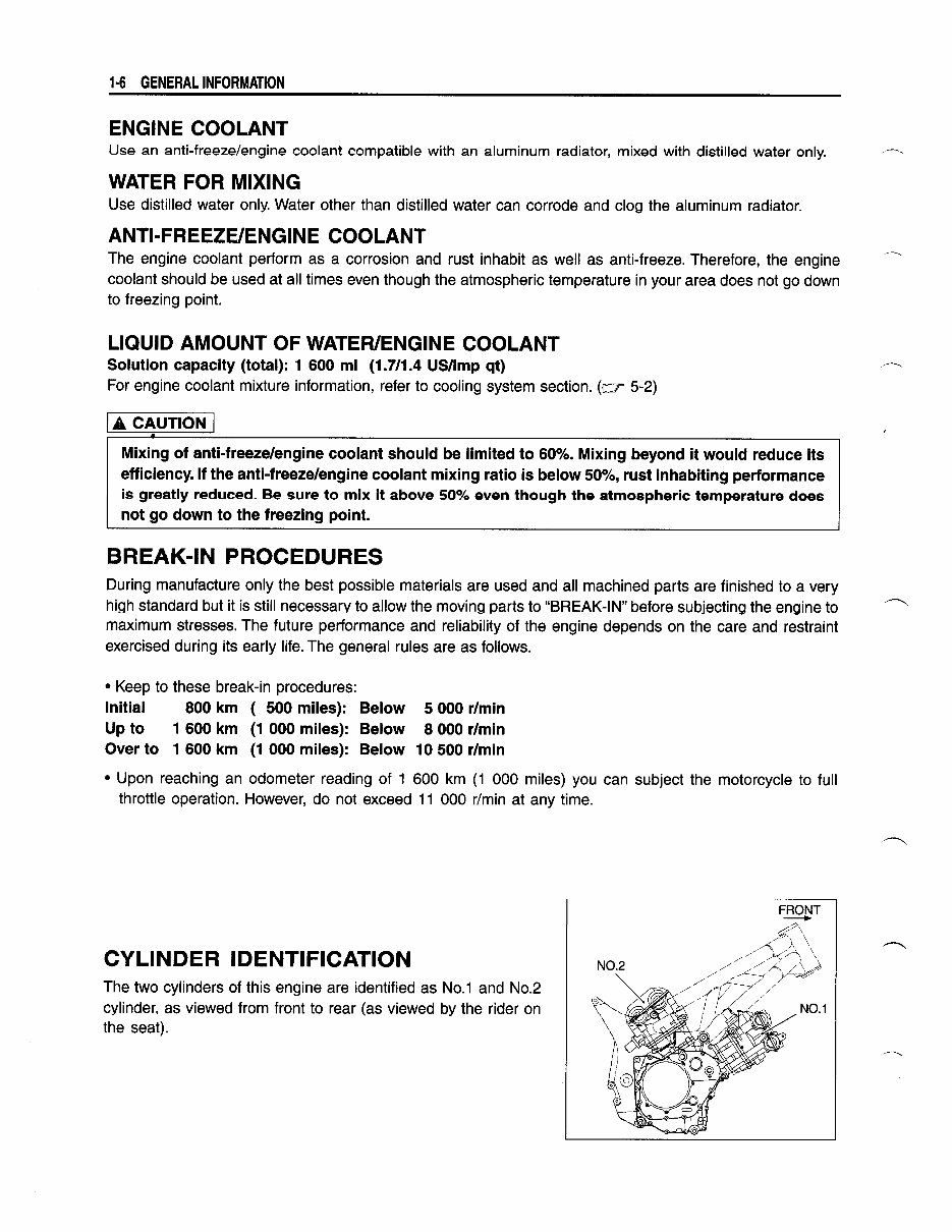  Suzuki SV650 SV 650 98-02 Service Repair Workshop Manual preview img 9