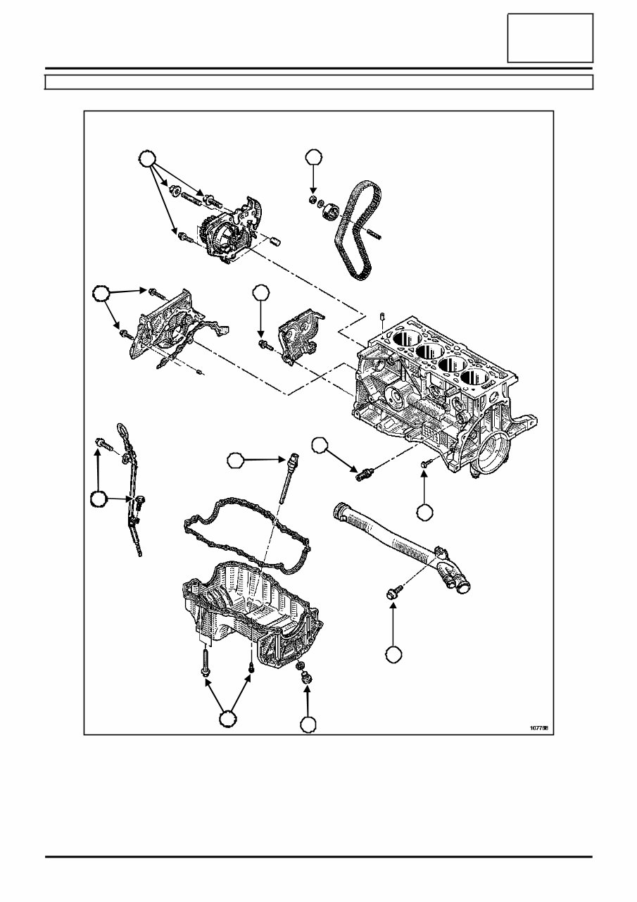 Renault K7J K7M KXX Engine Workshop Manual - SPANISH preview img 10