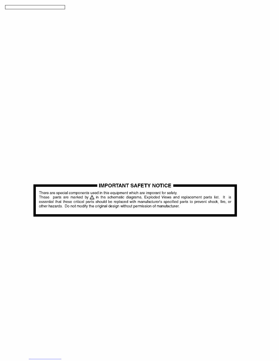 Panasonic DMR-EH55 Series Service Manual & Repair Guide preview img 4