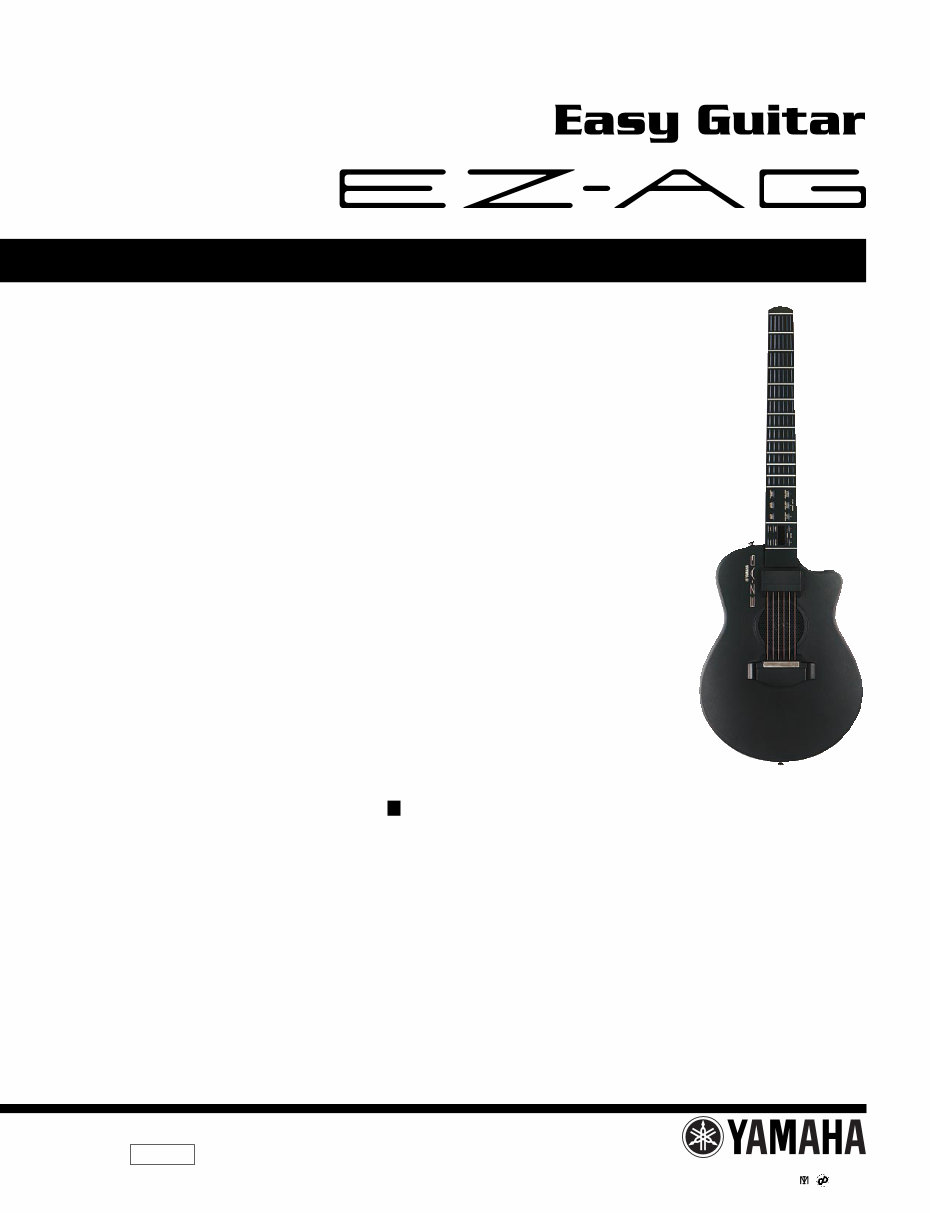 YAMAHA EZ-AG Service Manual preview img 1