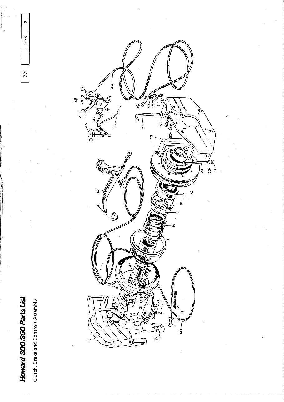 HOWARD ROTAVATOR 300, 350 Parts LIST preview img 4