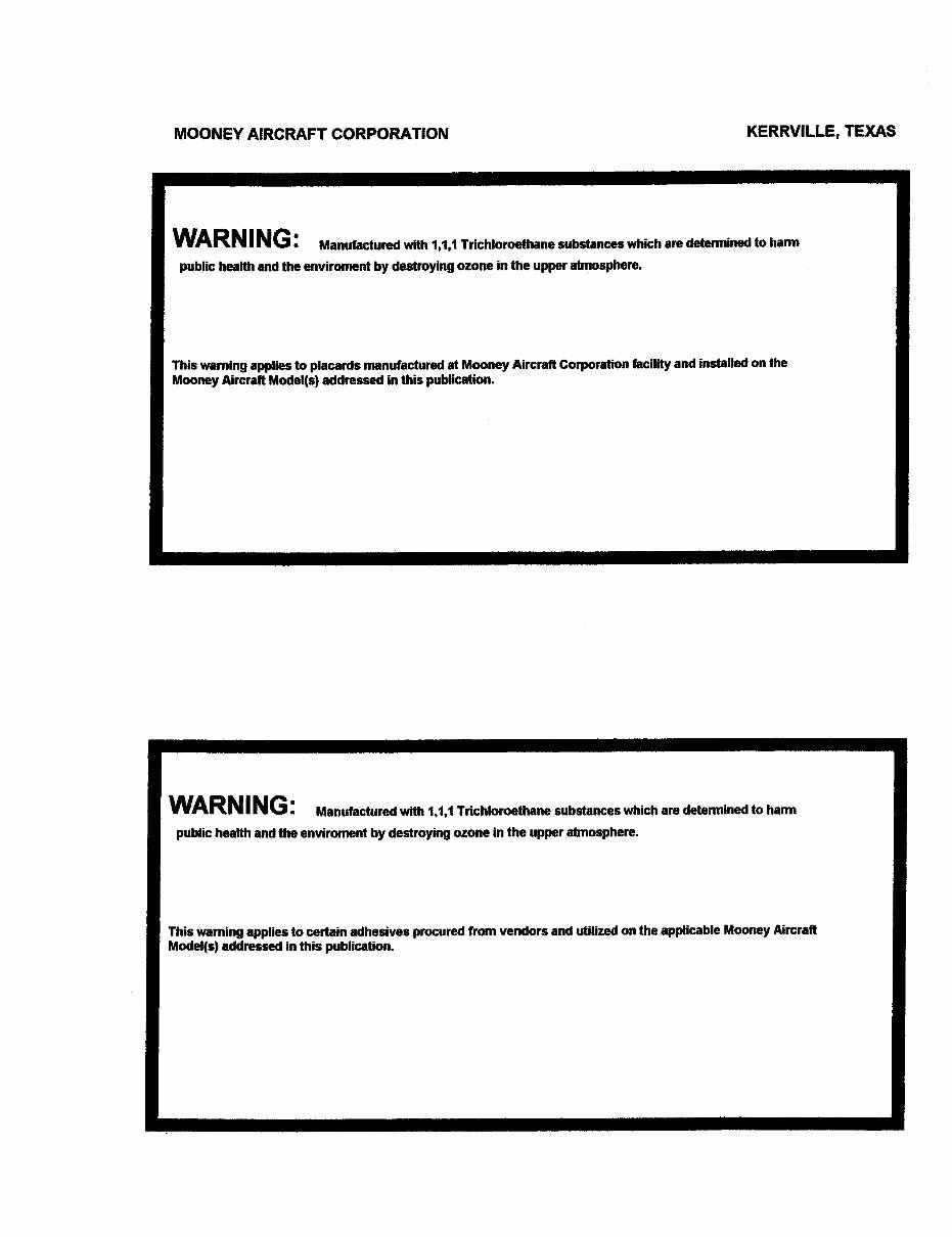 Mooney M20S Eagle service maintenance manual preview img 2