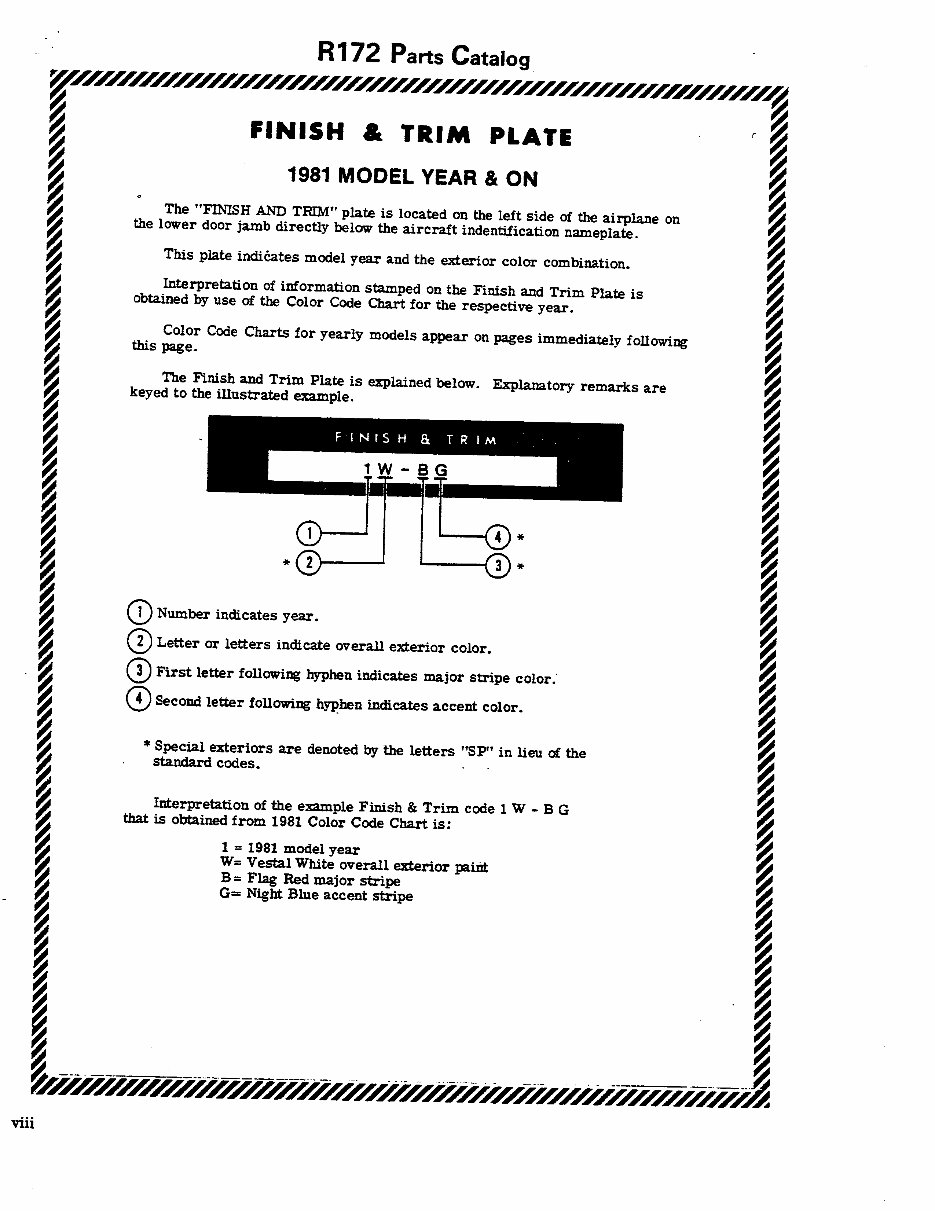 Cessna 172 Parts Catalog Manual 197781 Cessna 172 Parts Book