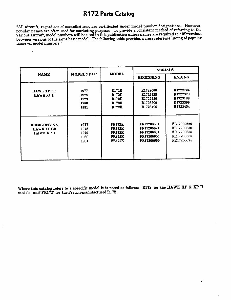 Cessna 172 Parts Catalog Manual 1977-81 Cessna 172 Parts Book preview img 7