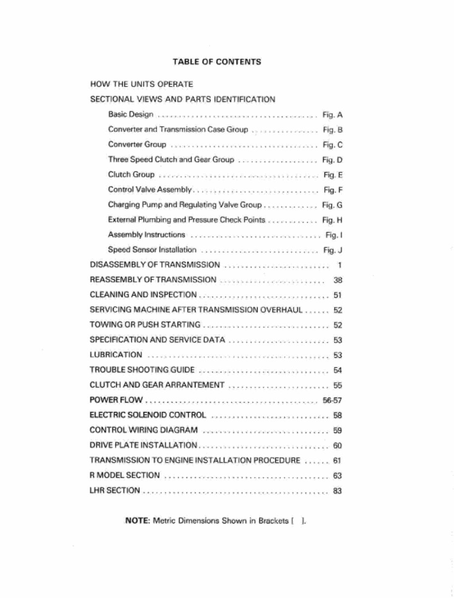 CLARK HURTH 24000 R-HR LFHR 3 SPEED LONG DROP POWERSHIFT Transmission Workshop Service Repair Maintenance Manual preview img 4