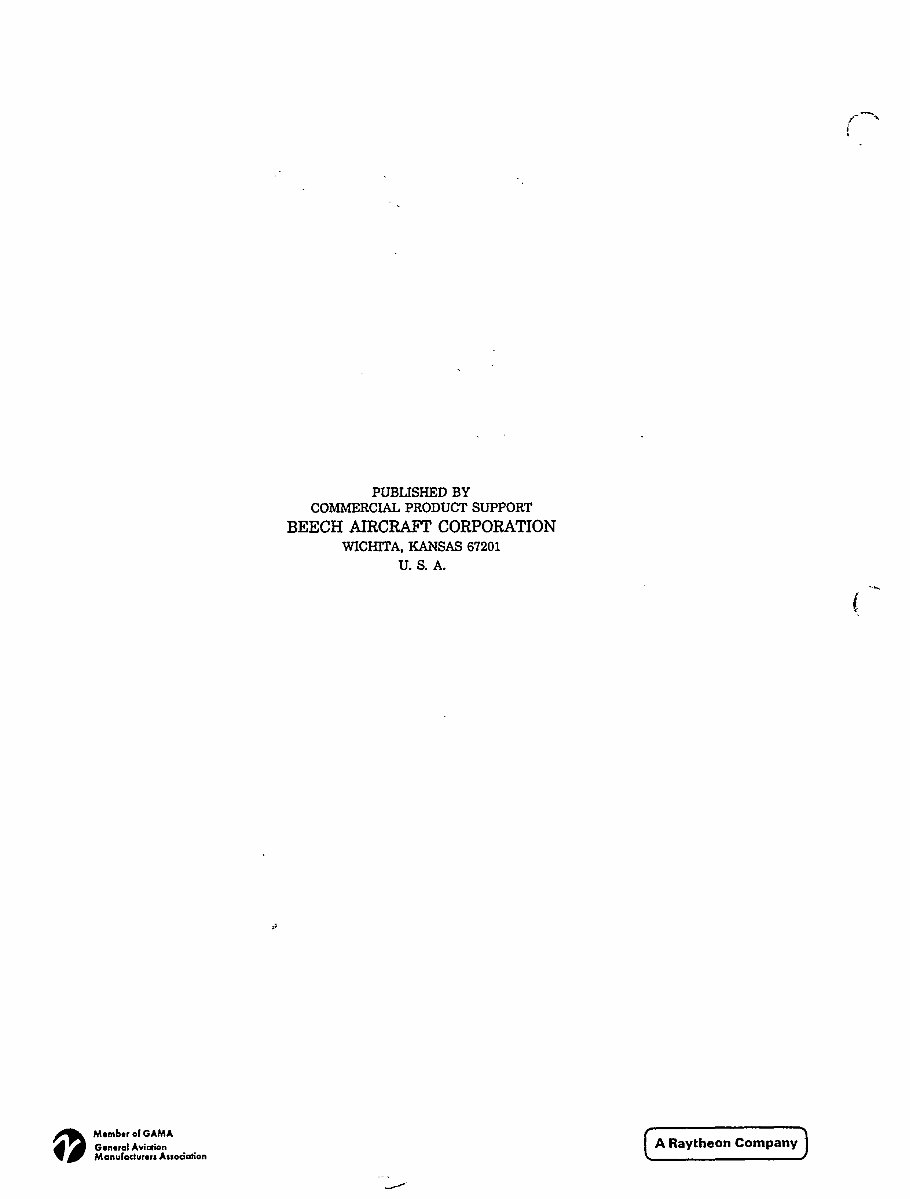 Beechcraft Bonanza / Debonair 33 Series Illustrated Parts Catalog