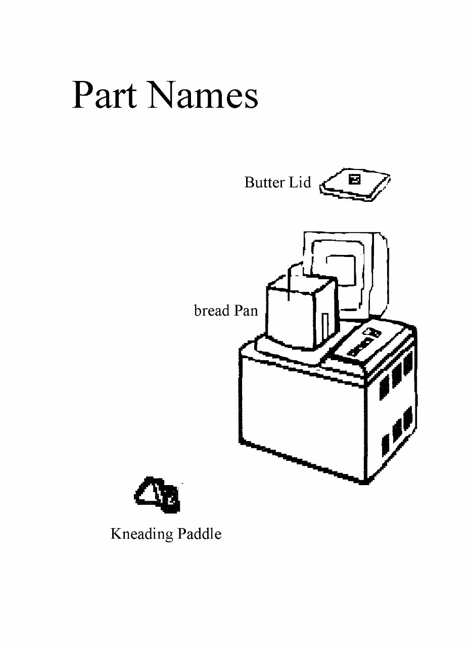 Toastmaster BreadBox Breadmaker Parts Model 1195 Instruction Manual Recipes preview img 6
