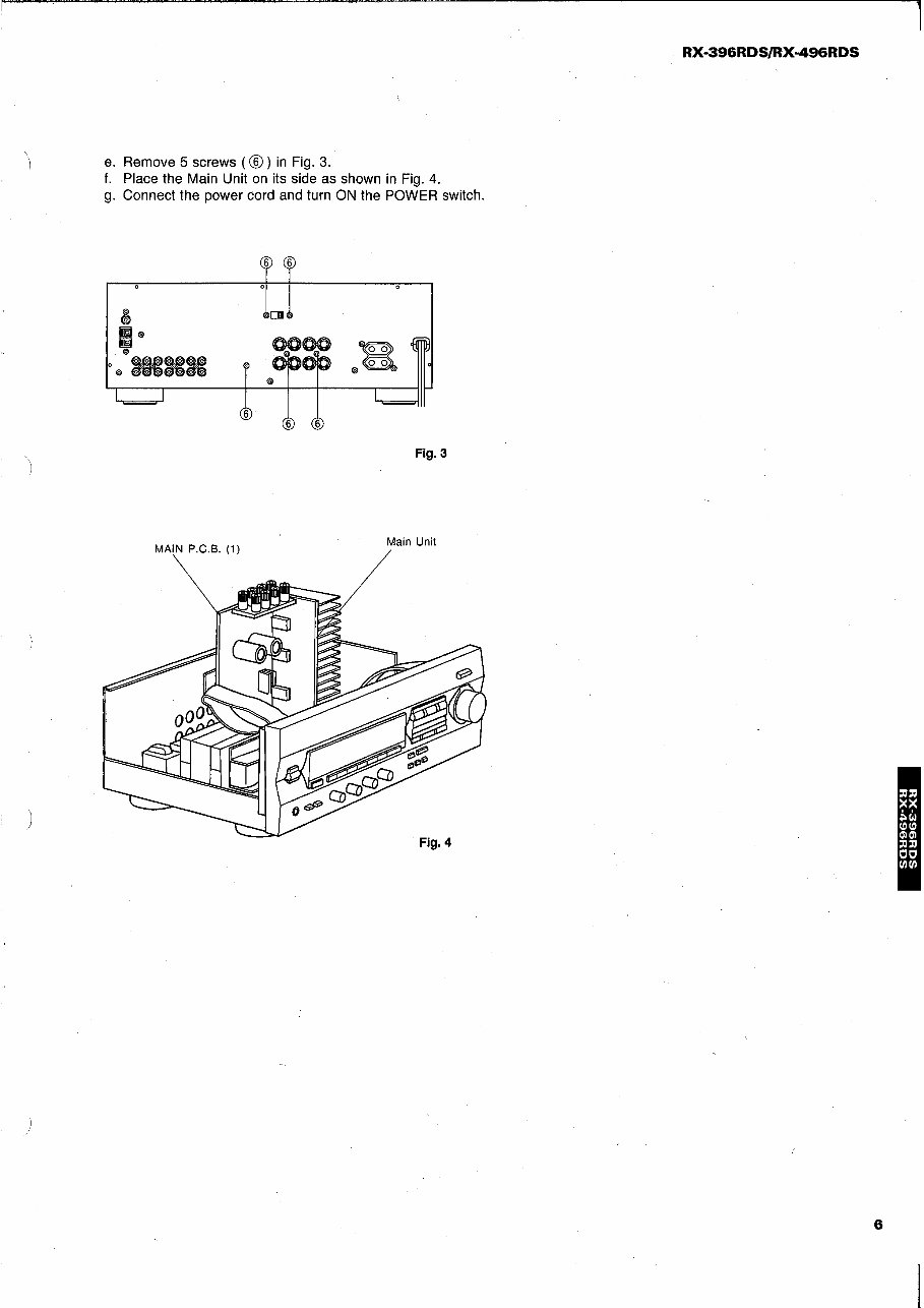 Yamaha RX-396RDS / RX-496RDS Stereo Receiver Service & Repair Manual preview img 7