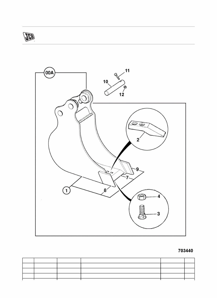 JCB 8016 MINI Crawler Excavator Parts Catalogue Manual (SN: 01155000-01155999, 01505500-01506499) preview img 7
