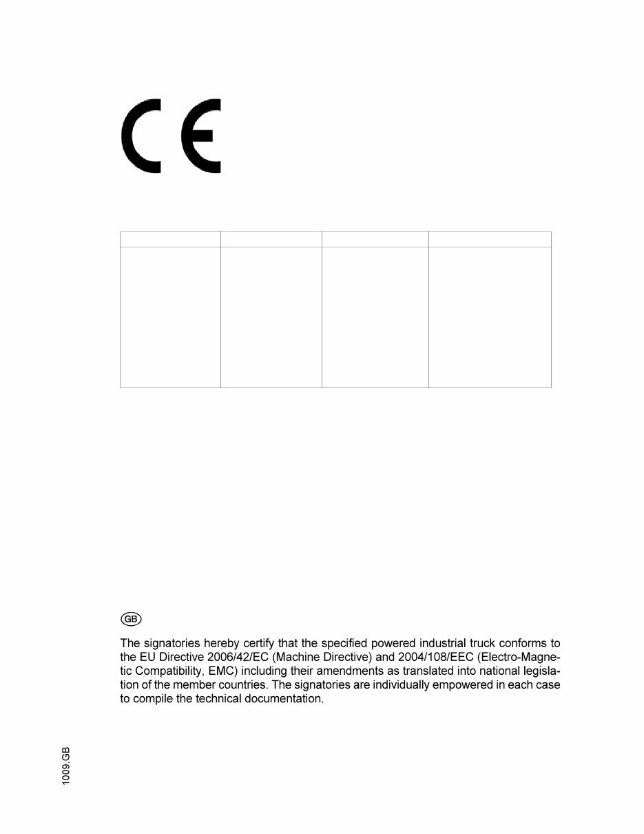 Jungheinrich Electric Reach Truck Type ETV110, ETV112, ETV114, ETV116 (12.2005-06.2014) Workshop Service Manual preview img 2
