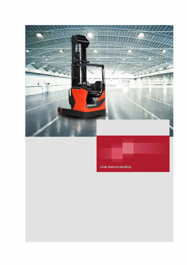 Linde Electric Reach Truck Type 1120: R14, R16, R20, R25 Operating Instructions (User Manual) preview img 1