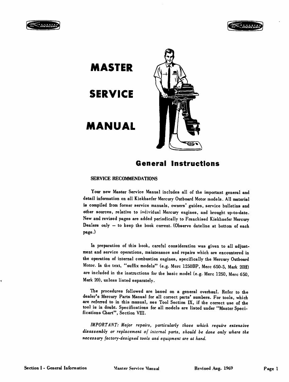 Mercury Mark 15 Rocket Hurricane Factory Service & Work Shop Manual preview img 5