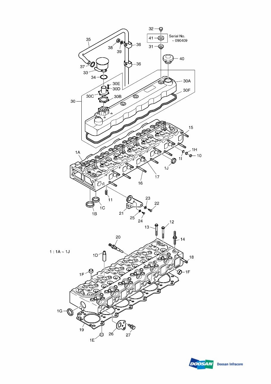 DAEWOO DOOSAN SOLAR 140LC-V (DIEU EXP) Crawler Excavator Service Parts Catalogue Manual preview img 10
