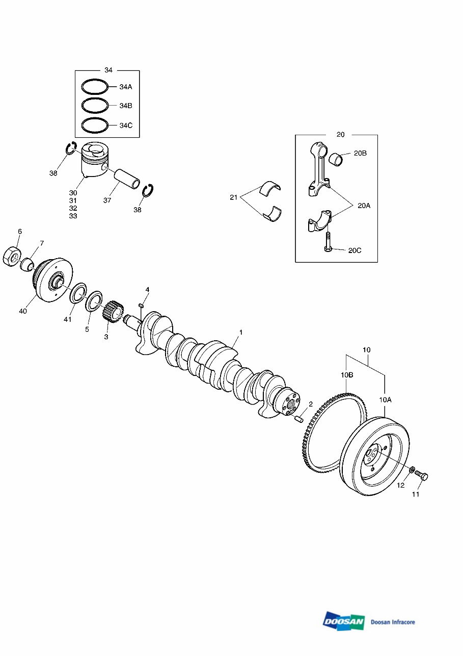 DAEWOO DOOSAN SOLAR 140LC-V (DIEU EXP) Crawler Excavator Service Parts Catalogue Manual preview img 8