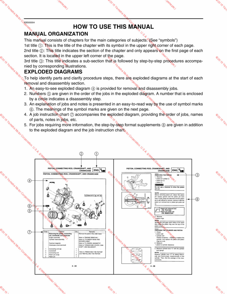 Yamaha Golf Cart Service manual G27E supplement preview img 5