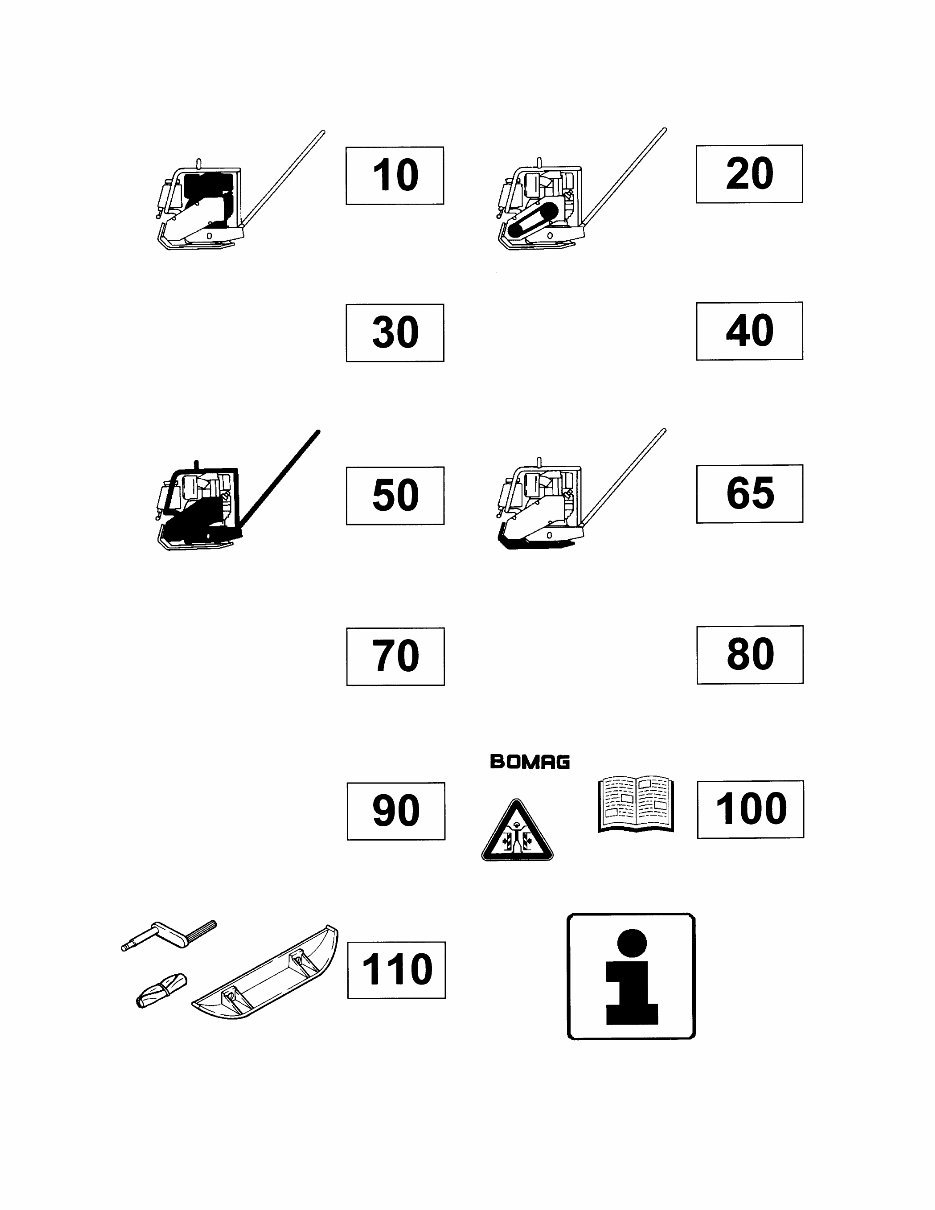 Bomag BP15/36-2 Vibrating plates non reversible Service Parts Catalogue Manual SN101220501371-101220501470 preview img 1