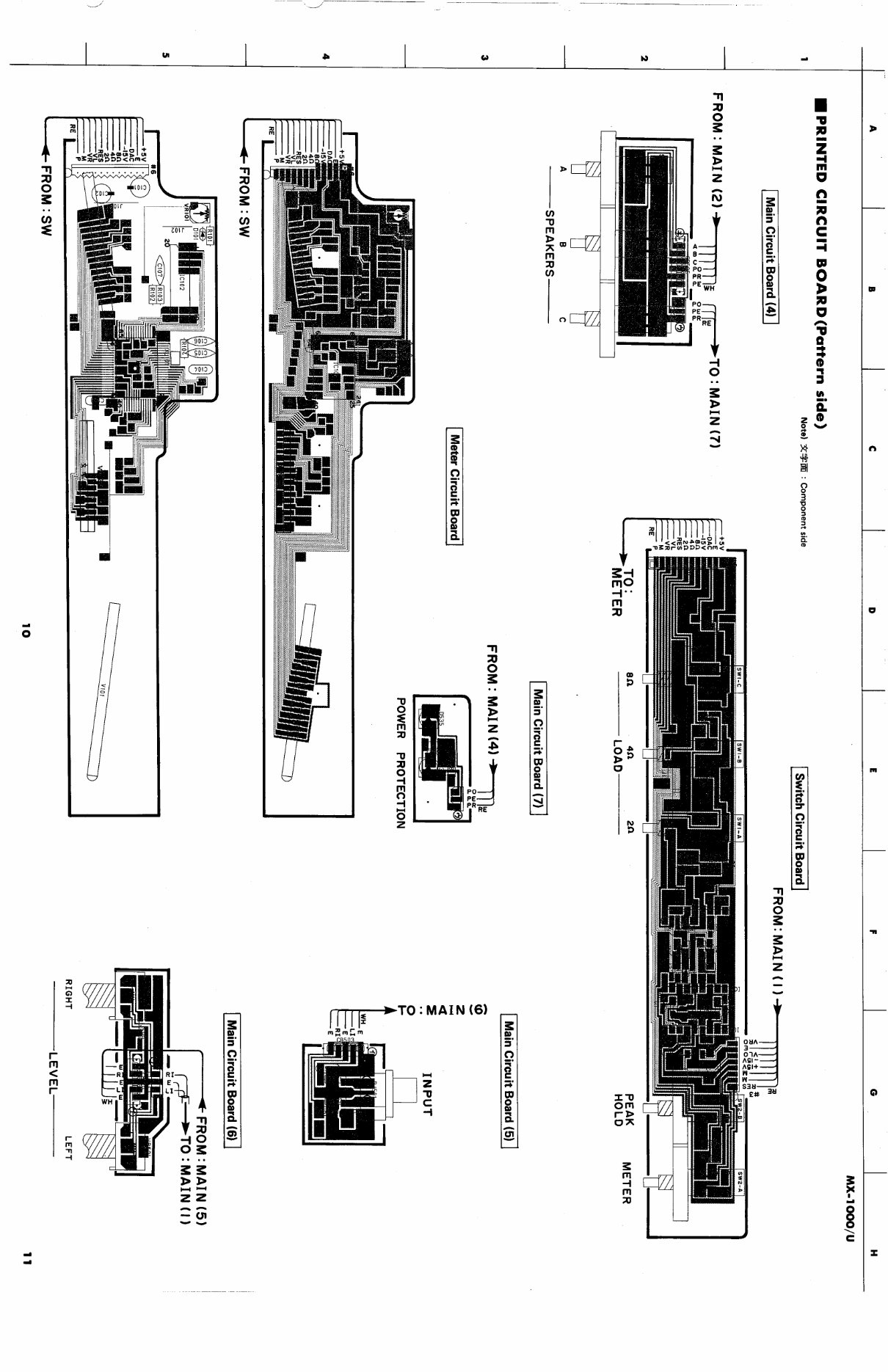Yamaha mx1000 mx-1000 u power amplifier service manual full preview img 9