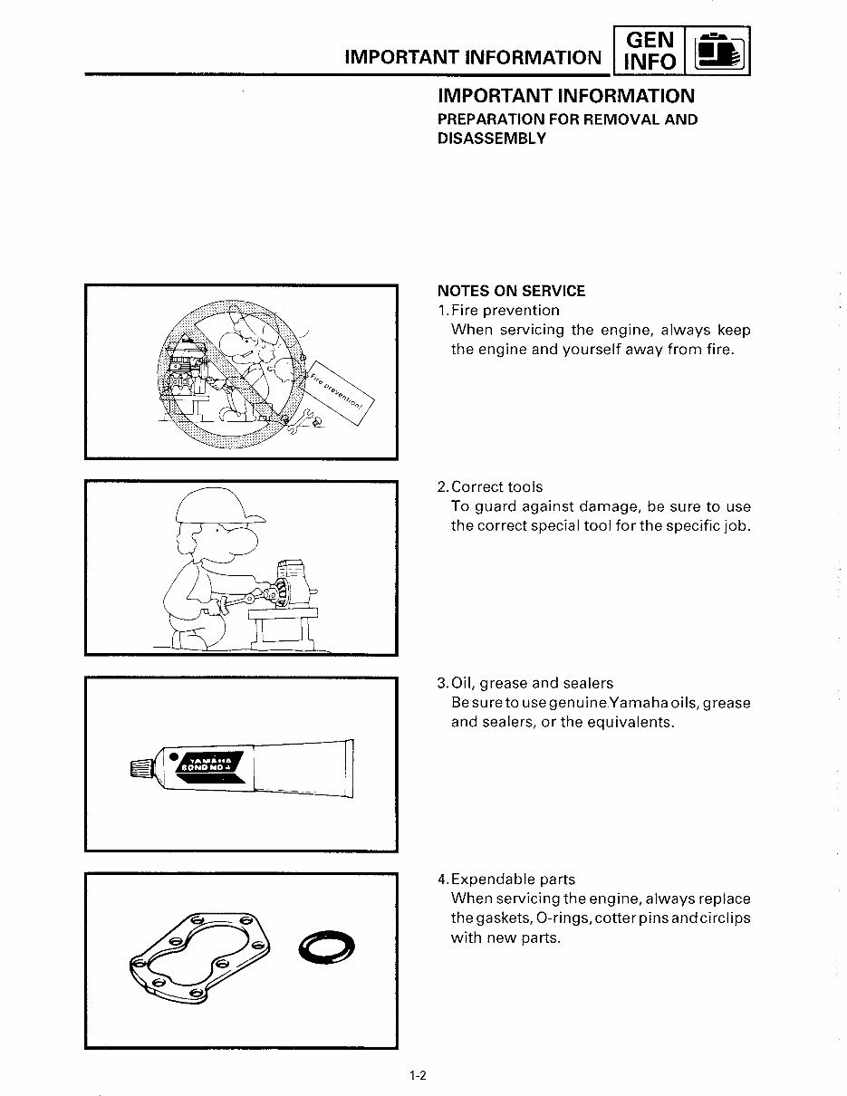 Yamaha Generator Inverter EF5200DE YG5200D Service Repair Manual preview img 9