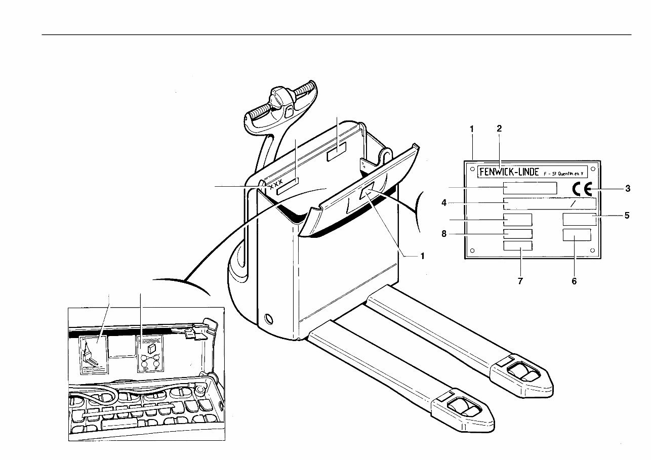 Linde Electric Pallet Truck Type 360: T16, T18, T20 Operating Instructions (User Manual) preview img 4