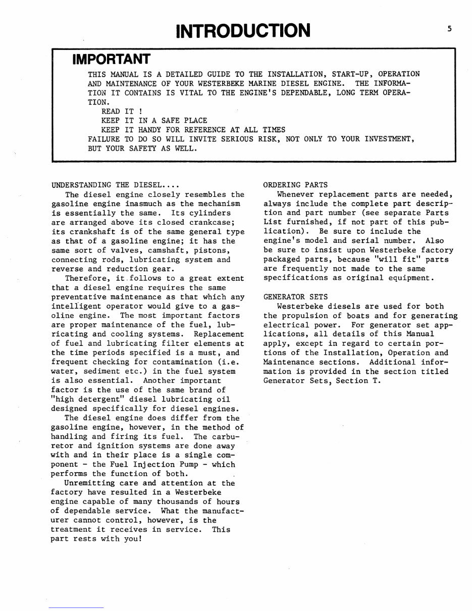 WESTERBEKE L25 Marine Diesel Engine Service Repair Technical Manual ! preview img 5