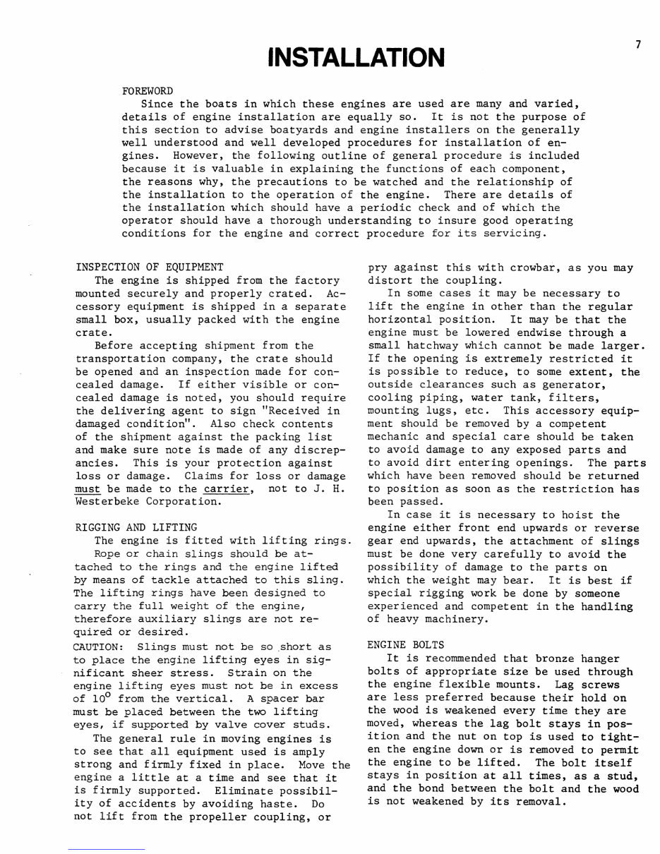 WESTERBEKE L25 Marine Diesel Engine Service Repair Technical Manual ! preview img 7