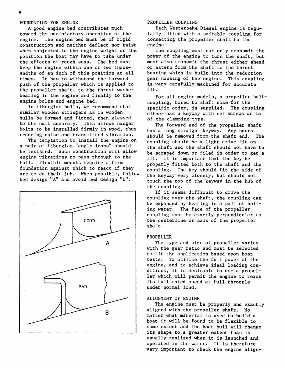 WESTERBEKE L25 Marine Diesel Engine Service Repair Technical Manual ! preview img 8