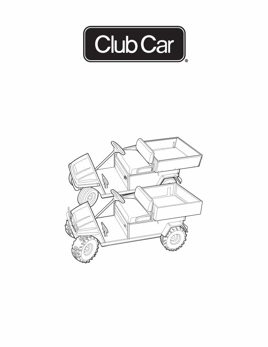 2007 Club Car Turf Carryall 2 252 2 Plus XRT 900 Illustrated Parts List preview img 1