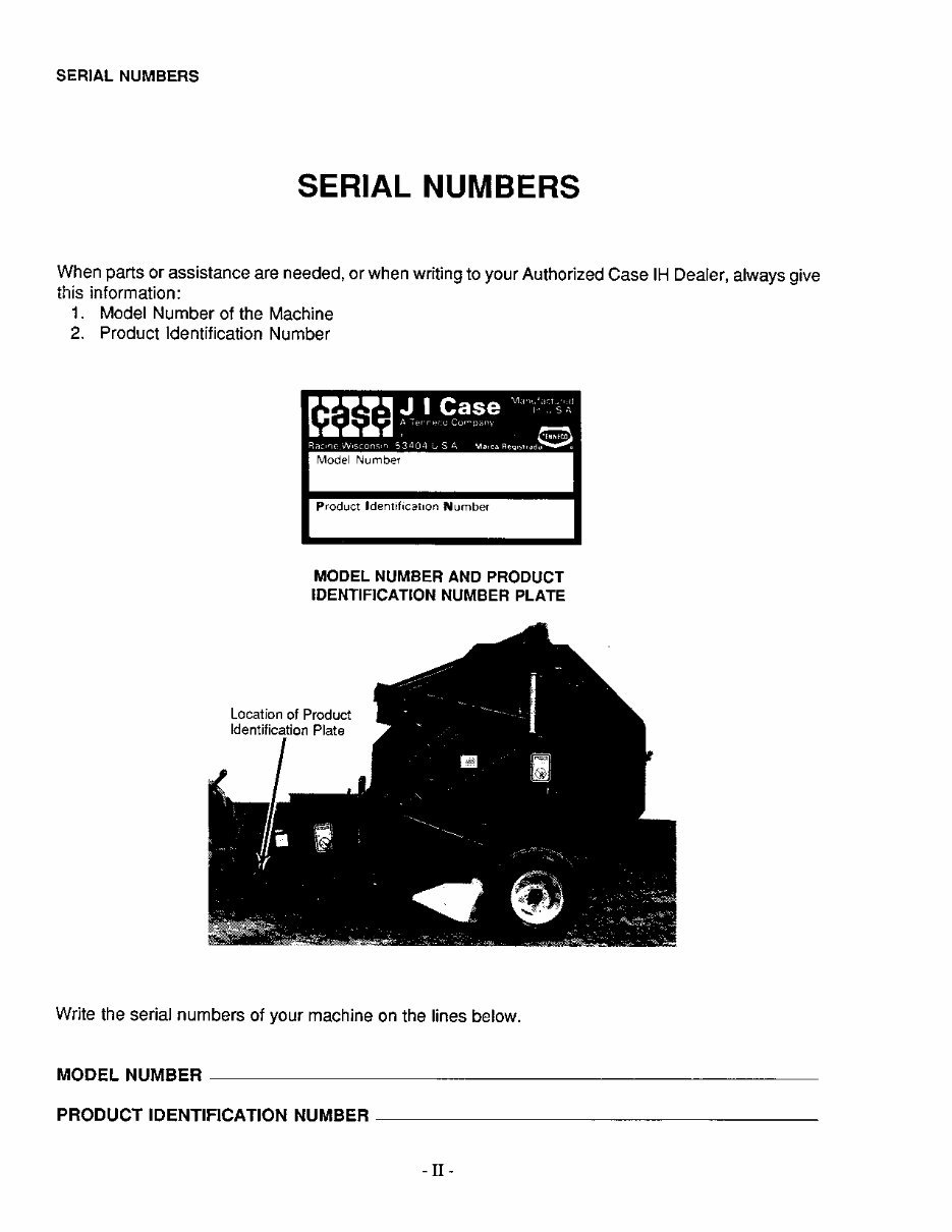 CASE IH 8440 ROUND BALER Operators Manual | eManualOnline
