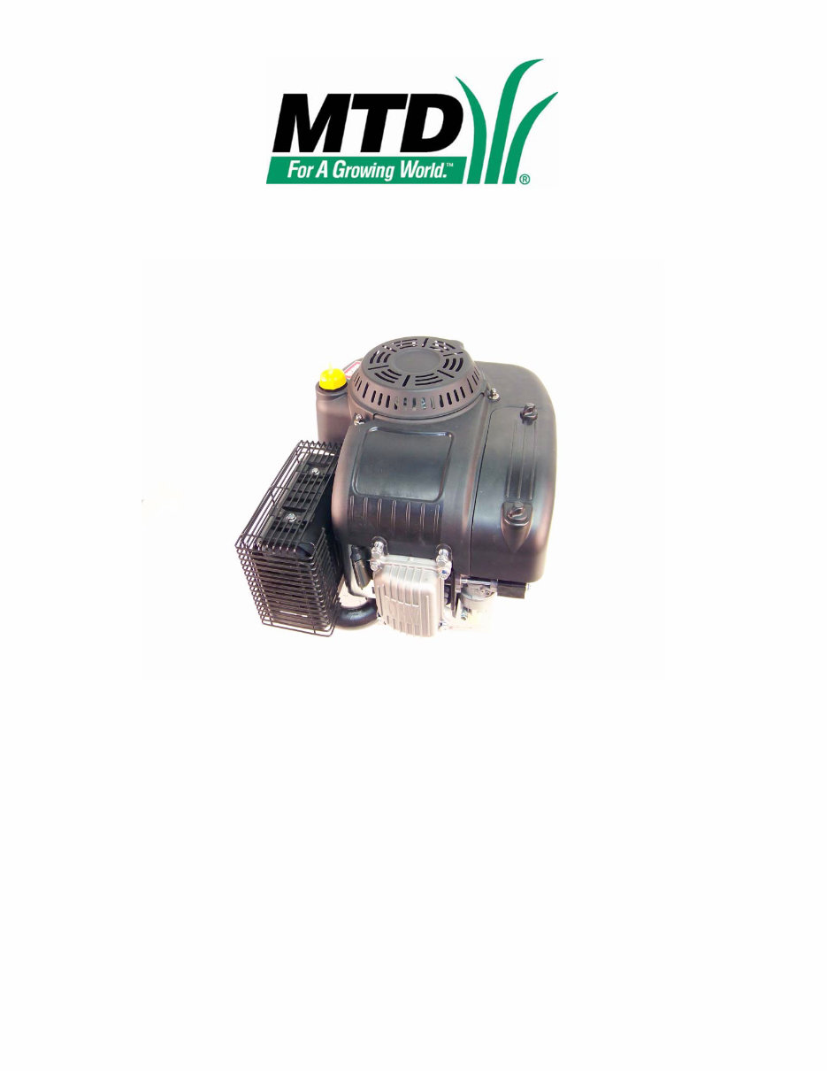 MTD vertical shaft P90 engine service manual lawn mower preview img 1